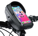 Waterproof Cycling Bicycle upper pipe Handlebar Bag Fit below 6.5" Phone