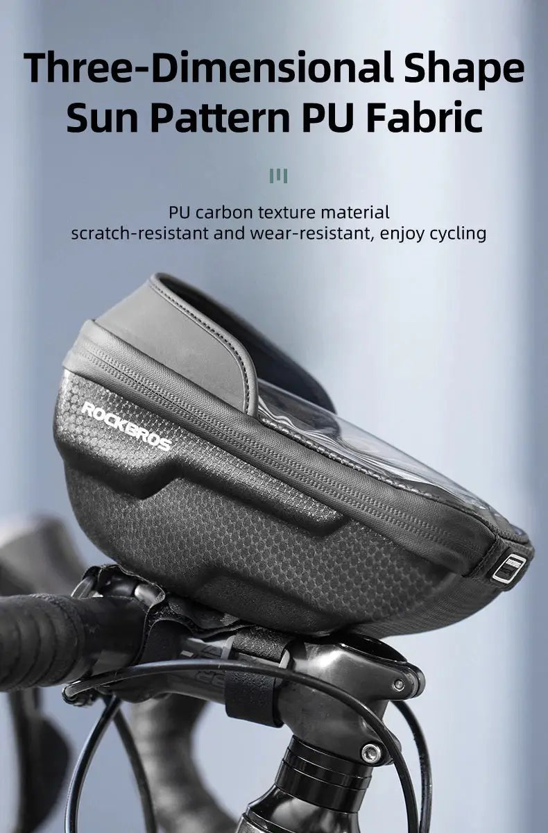 Waterproof Cycling Bicycle upper pipe Handlebar Bag Fit