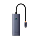 Baseus Type-C to USB 3.0 x 4 + PD 100W 5-Port HUB Adapter 6