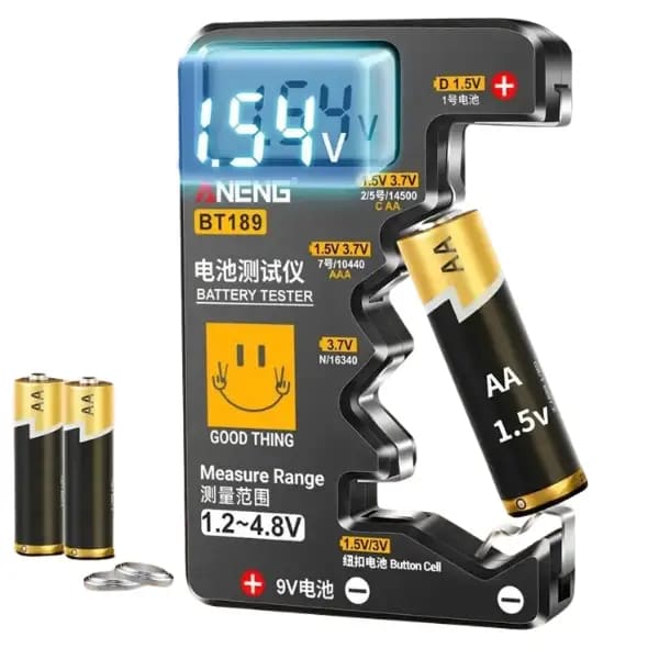 Battery Tester BT189 (Button Cell AA AAA C D 9V 14500