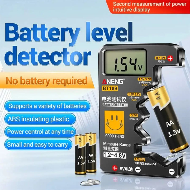 Battery Tester BT189 (Button Cell AA AAA C D 9V 14500