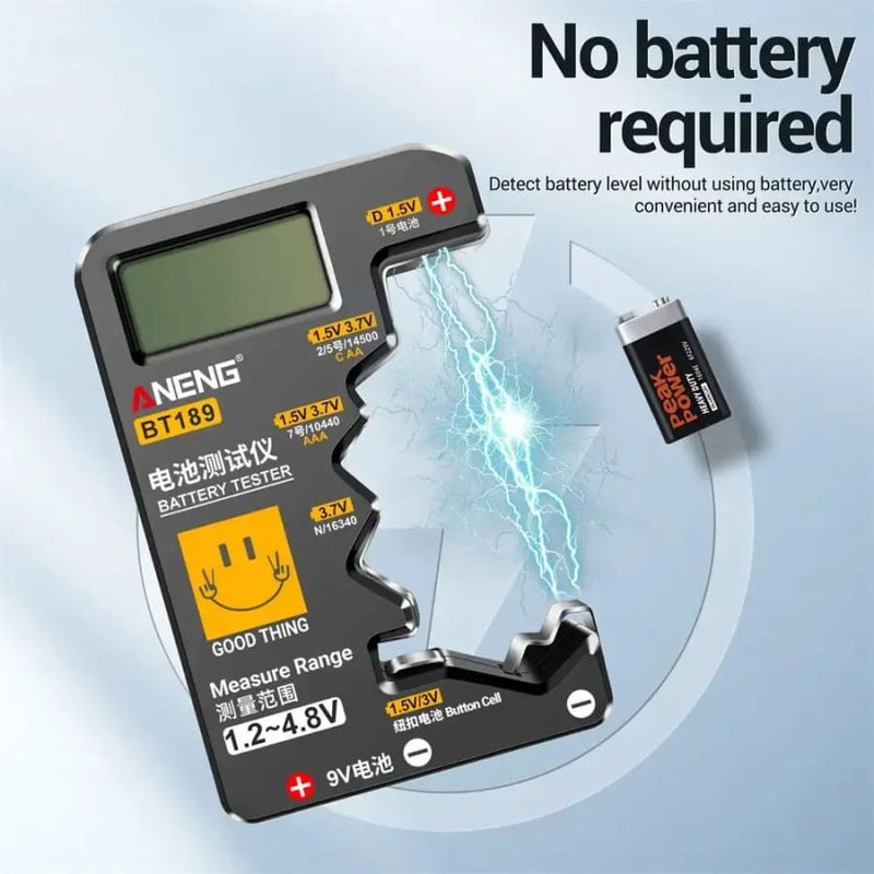 Battery Tester BT189 (Button Cell AA AAA C D 9V 14500