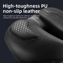 Bicycle Saddle Shockproof Cycling Bike Seat PU Leather