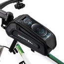 Bike Bicycle Top Tube Front Frame Bag Phone Mount Holder