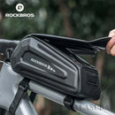 Bike Bicycle Top Tube Front Frame Bag Phone Mount Holder