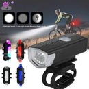 Bike Light Set USB Rechargeable Front and Rear 7