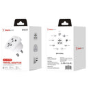 Blackweb All In One Travel Adapter BK01 Wall Plug (USA & UK