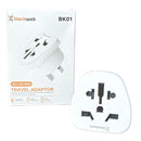 Blackweb All In One Travel Adapter BK01 Wall Plug (USA & UK
