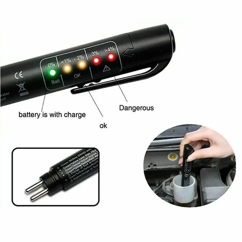 Brake Fluid Tester Moisture Content Indicator Tools & Kits