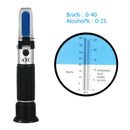 Refractometer - Sugar & Alcohol Dual Measure Refractometer