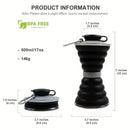 Collapsible Water Bottle - Black