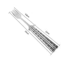 Butterfly Folding Fork Outdoor Tableware Camping Cooking