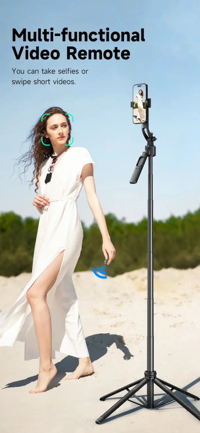 Smart Selfie Stick 360 Rotate Auto Face Tracking