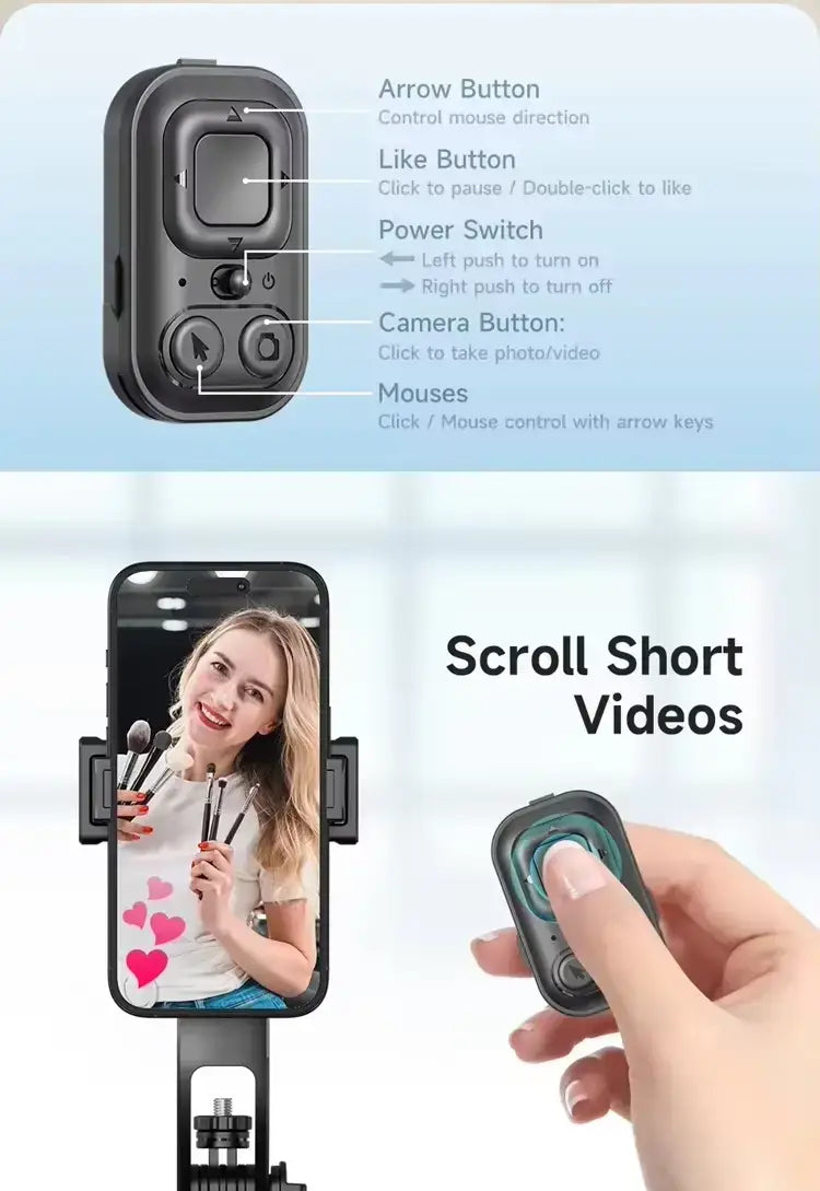 Smart Selfie Stick 360 Rotate Auto Face Tracking