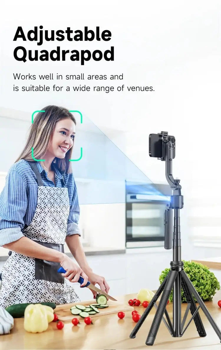 Smart Selfie Stick 360 Rotate Auto Face Tracking