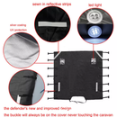 Caravan Front Towing Cover Tough 600D Protector LED Light Reflective Strips
