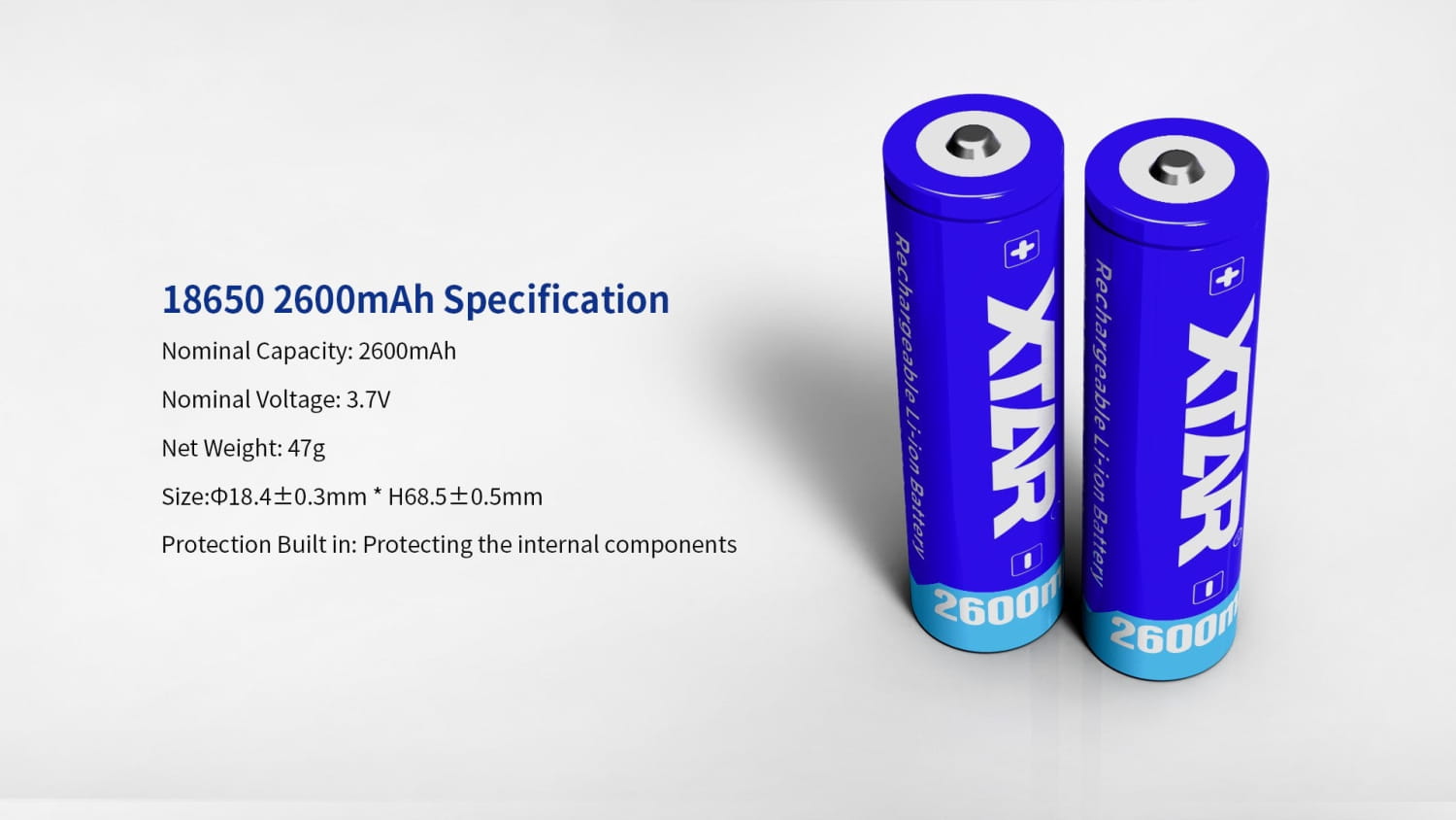 18650 Rechargeable Li-ion 3.7V Battery