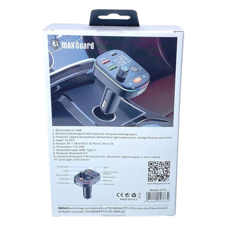 Car Charger & Bluetooth Kit - Maxguard