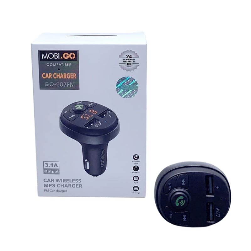 Car Charger & Bluetooth Kit - Mobigo