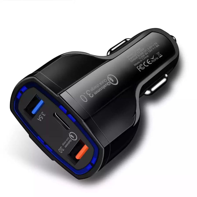 Car Charger (USB & Type C) Electronics Accessories