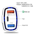 Car Charger (USB & Type C) Electronics Accessories