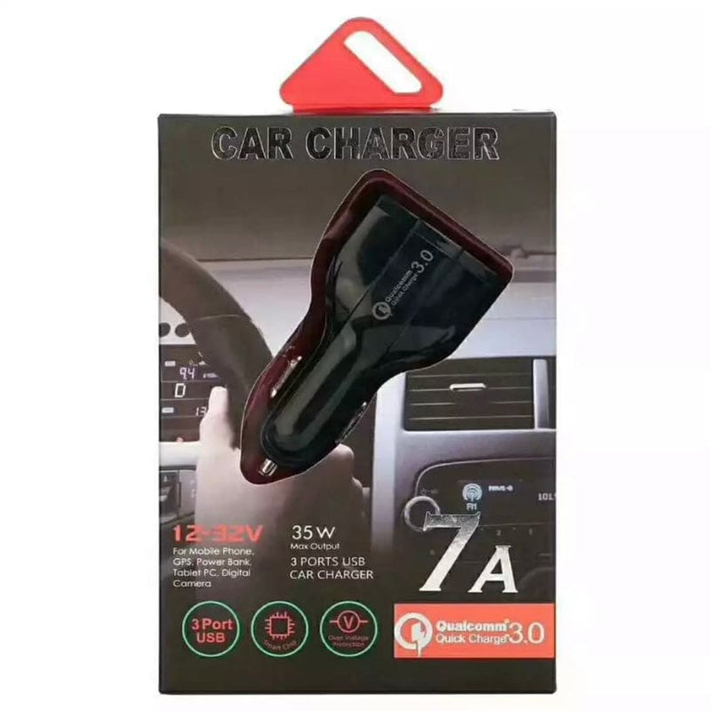 Car Charger (USB & Type C) Black Electronics Accessories