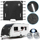 Caravan Front Towing Cover Tough 600D Protector LED Light