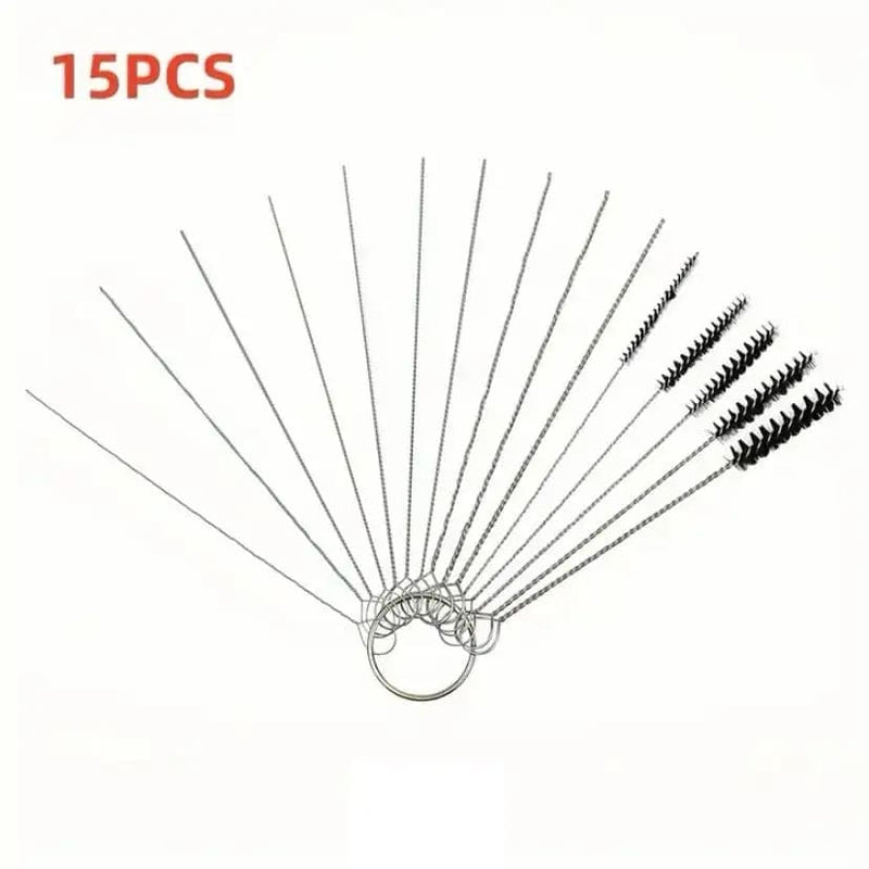 Carb Cleaning Needle & Brush Set (x15) Tools & Models