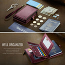 Caseme RFID Blocking Passport Holder Wallet – Leather