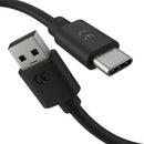 Charger Cable for Motorola Phones USB-A to USB-C (Black) 1m
