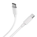 Charger Cable for Motorola Phones USB-C to USB-C (White) 1m