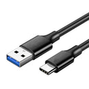Charger Cable for Oppo Phones USB-A to USB-C (Black) 1m 1