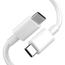 Charger Cable for Oppo Phones USB-C to USB-C (White) 1m 1