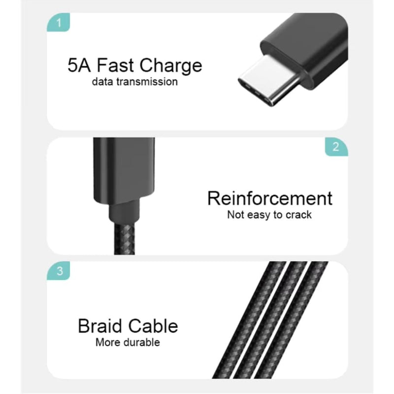 Charger Cable For Samsung Devices Type C to Type C (1m)