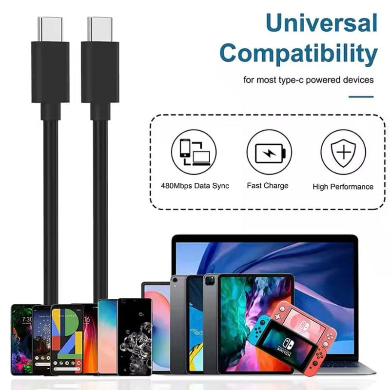 Charger Cable For Samsung Devices Type C to Type C (1m)