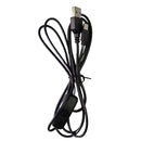 Charger Cable With Switch (USB to Type C) - 1m (Black) 4