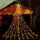 Christmas Lights Outdoor Waterfall Light Decoration 1