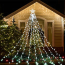 Christmas Lights Waterfall Light 1