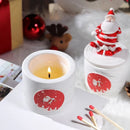 Christmas Scented Candles Gift Set Sage and Sea Salt 4