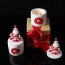 Christmas Scented Candles Gift Set Sage and Sea Salt 5