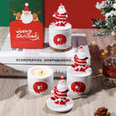 Christmas Scented Candles Gift Set Sage and Sea Salt 6