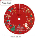 Christmas Tree Skirt 90x90cm 2