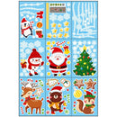 Christmas window stickers C 1