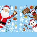 Christmas window stickers F 1