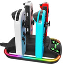 Classic 4-in-1 Fast Charger RGB LED Charging Dock Stand