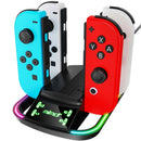 Classic 4-in-1 Fast Charger RGB LED Charging Dock Stand