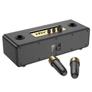 Classic Stylish Bluetooth Speaker w/ 2 Wireless Microphone
