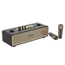 Classic Stylish Bluetooth Speaker w/ 2 Wireless Microphone