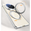 Clear 360°Rotating Magnetic Ring Stand Case for Honor Magic