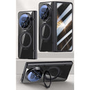 Clear 360°Rotating Magnetic Ring Stand Case for Honor Magic